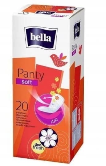 Bella Panty Soft Deo Fresh Inlägg, 20 stycken