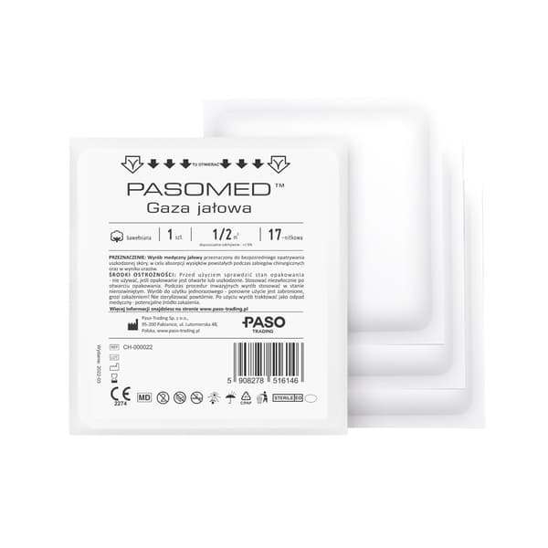 Gauze First Aid Dressing, Sterile 1/2 m2, 1 kpl