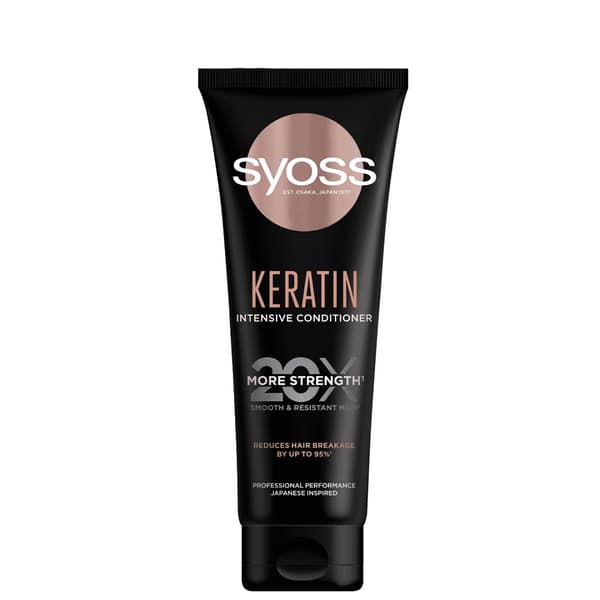 Syoss Keratin Intensiv Hårkur til Svage og Skøre Hår, 250ml