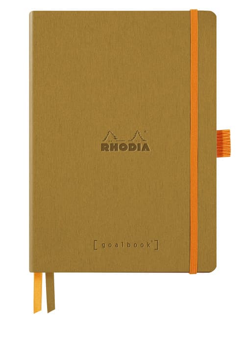 Rhodia Rhodiarama Målbebook Guld A5 - Dotted - Blød omslag