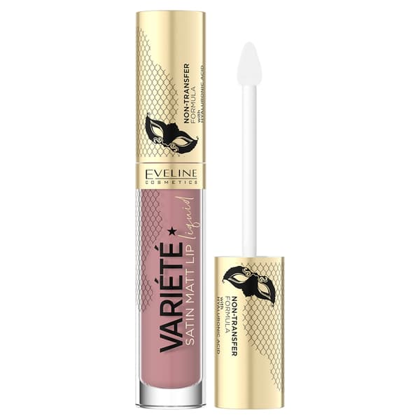 Eveline Cosmetics Nestemäinen Huulipuna Hyaluronihapolla 02, 4.5 ml
