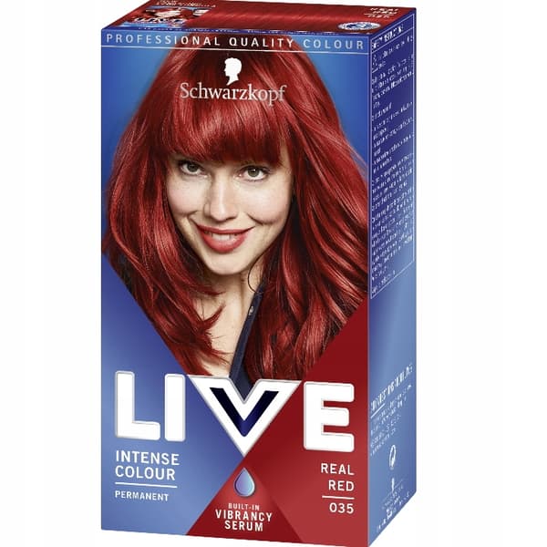 Schwarzkopf Live Intense Colour Hårfärg 035 Real Red