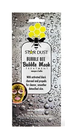 BioMiracle Aktiverat Kol Bubbelmask, 20g - Effektiv rengöring för huden - Tysk kvalitet - Avgiftande bubbelmask för ansiktet