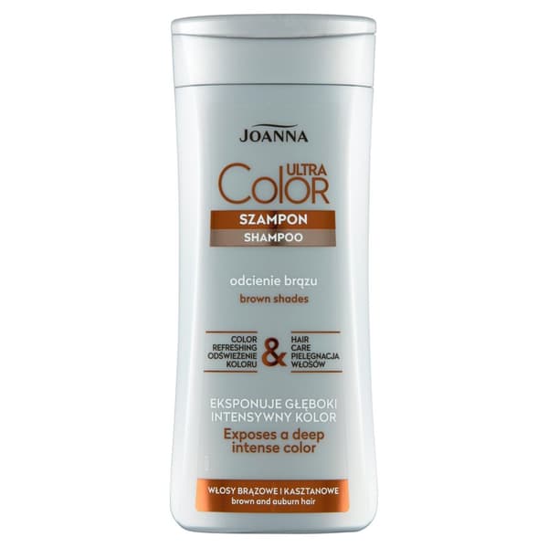 Joanna Ultra Color Shampoo til Mørkebrune og Kastanjefarvede Hår, 200ml