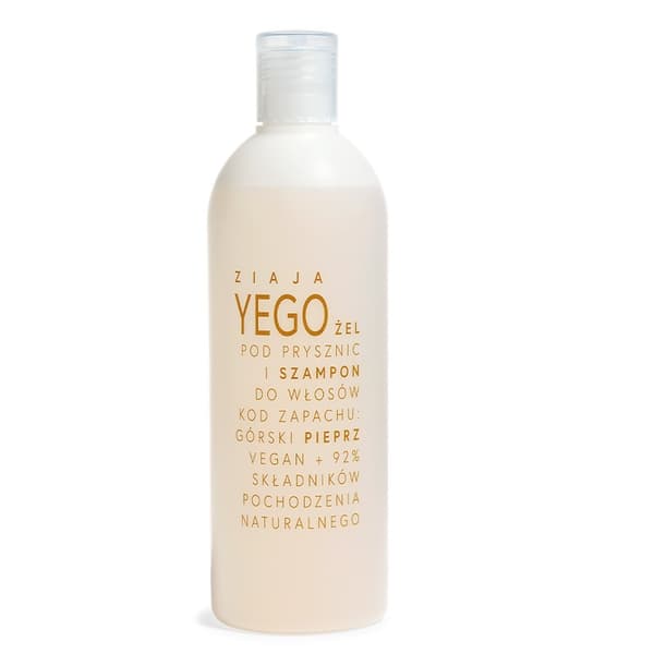 Ziaja Yego duschgel och schampo för hår Mountain Pepper, 400 ml