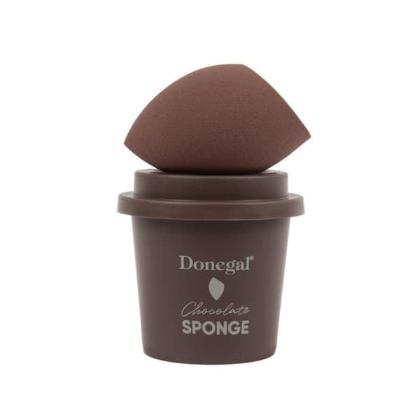 Donegal Morgenkaffe Makeup Svamp med Chocolate Etui 4352