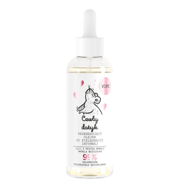 Yope Regenererende Intim Plejeolie Følsom Berøring, 50 ml