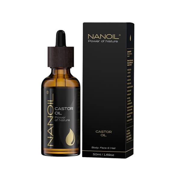 Nanoil Ricinusolie til hår- og kropspleje, 50ml