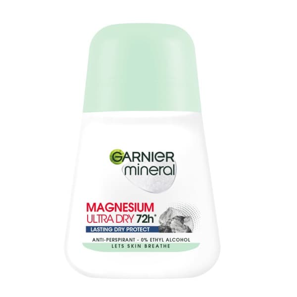 Garnier Magnesium Ultra Tør Antiperspirant Roll-On, 50ml