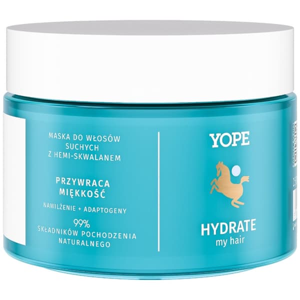 Yope Kosteuttava Hiusnaamio Kuiville Hiuksille, 250 ml