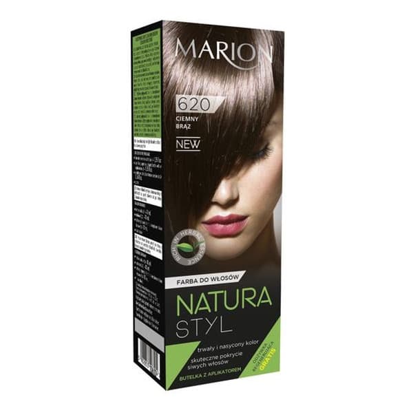 Marion 620 Mørkbrun Hårfarve 80 ml + Balsam 10 ml