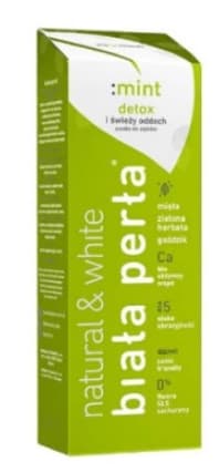 Luonnollinen Minttupasta, 75ml - Hampaidenvalkaisupasta White Pearl'n hampaidenhoitoon. Valkaisee hampaat tehokkaasti ja raikastaa hengityksen.