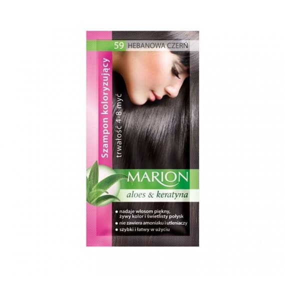 Hårfarvnings shampoo - Ebony Black 59 - 40 ml