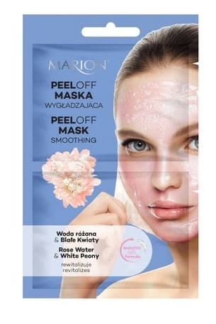 Marion, Peelingmask jämnande pion och vita blommor, 18 ml