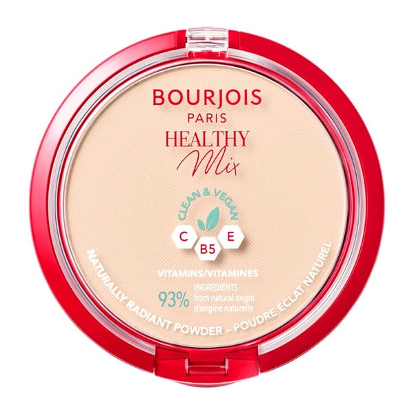Bourjois Healthy Mix Vegansk Matterende Pudder 01 Ivory, 11g