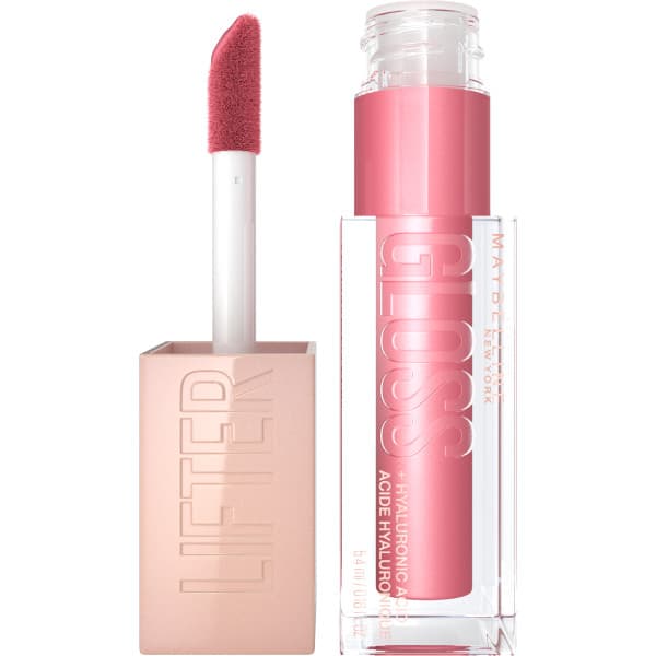 Maybelline Lifter Gloss - Læbelys forstærket med Hyaluronsyre, farve: 005 Petal, 5.4 ml. En luksuriøs fornemmelse, fyldige læber og intens hydrering.