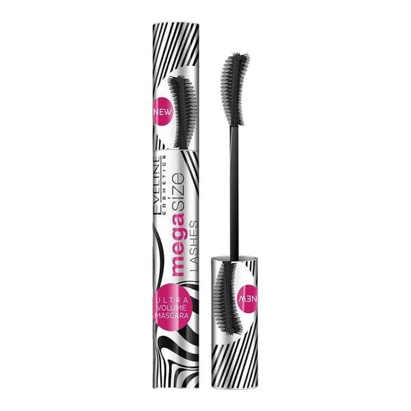 Eveline Cosmetics Mega Size Lashes Volym- och Förlängningsmascara 10 ml