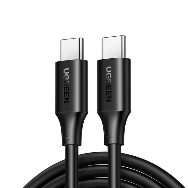 Ugreen USB-C - USB-C Kaapeli 100W PD QC, 5A, 480Mb/s, 1,5m - Musta