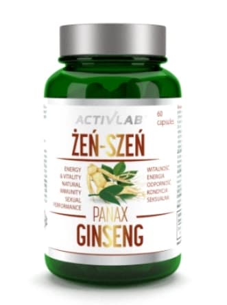 Naturlig Kosttilskud: Panax Ginseng, 60 tabletter