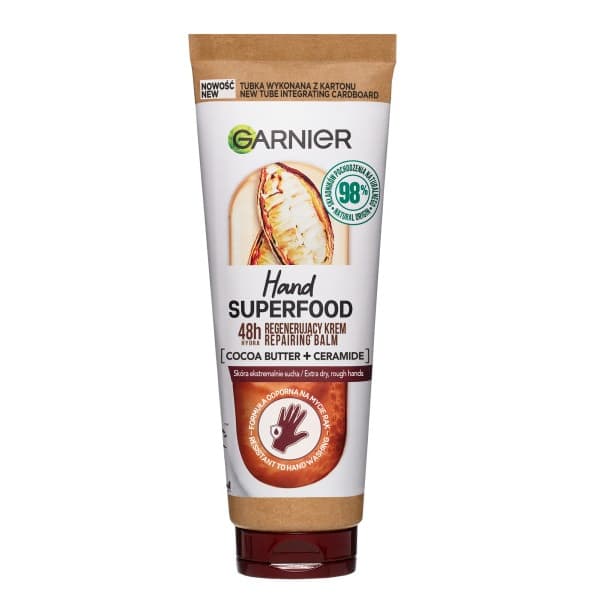 Garnier Hånd Superfood Kakaosmør Håndcreme, 75 ml