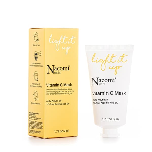 Nacomi Next Level C Vitamin Opklarende Maske med C-vitamin, 50 ml