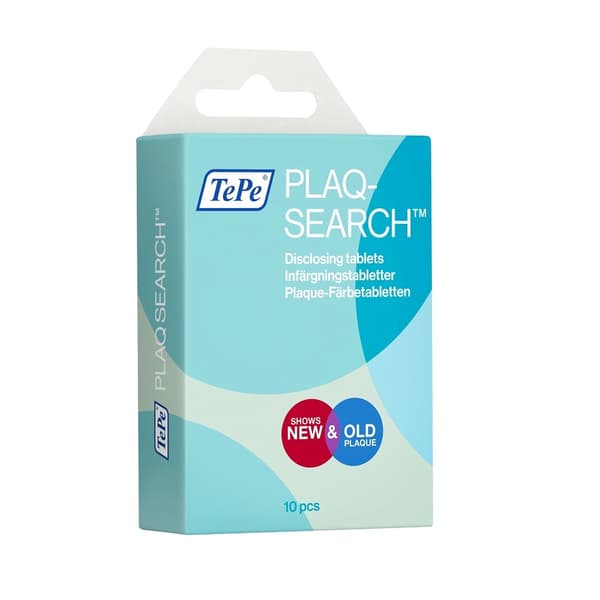 Tandplaqueindikator TePe PlaqSearch - 10 st tabletter