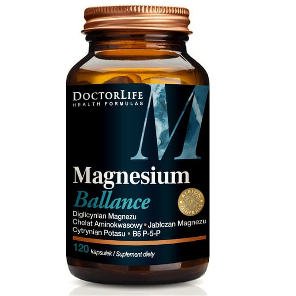 Lääkäri Elämä Magnesium-tasapaino sitraatti- ja omenahappo magnesium 240mg, 120 kapselia