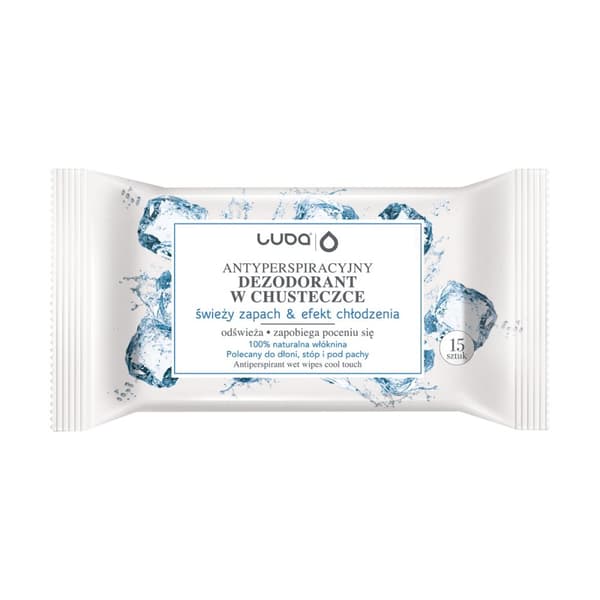 Frischa Antiperspirant Servetter med Kylande Effekt, 15 stycken
