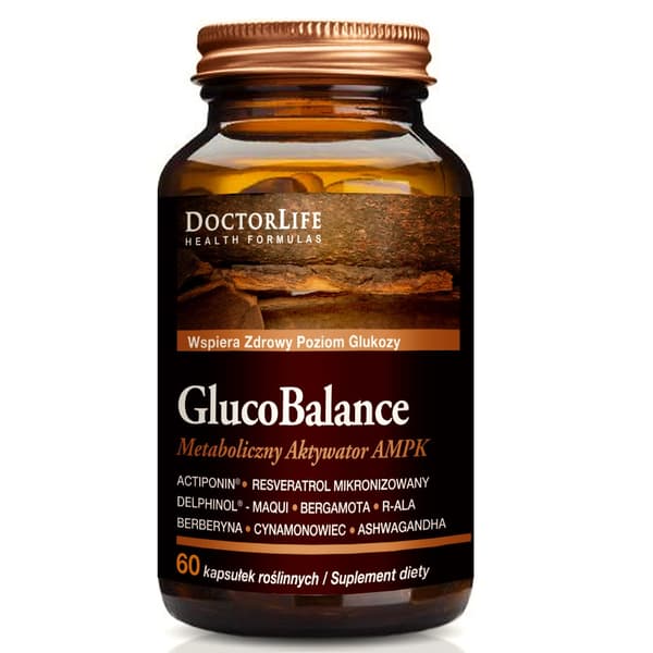 Doktor Life GlucoBalance för att balansera glukosnivån, 60 kapslar