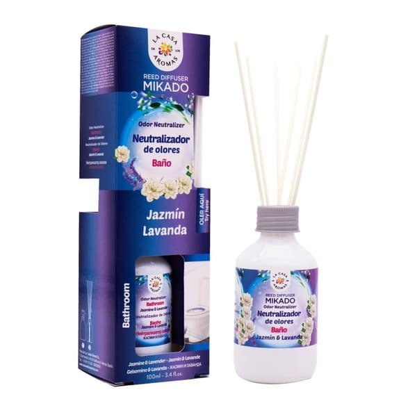 La Casa de los Aromas Duftpinde - Jasmin og Lavendel, 100 ml