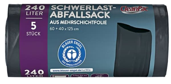 RenLugn, Robust sopåse 240L, 5-pack