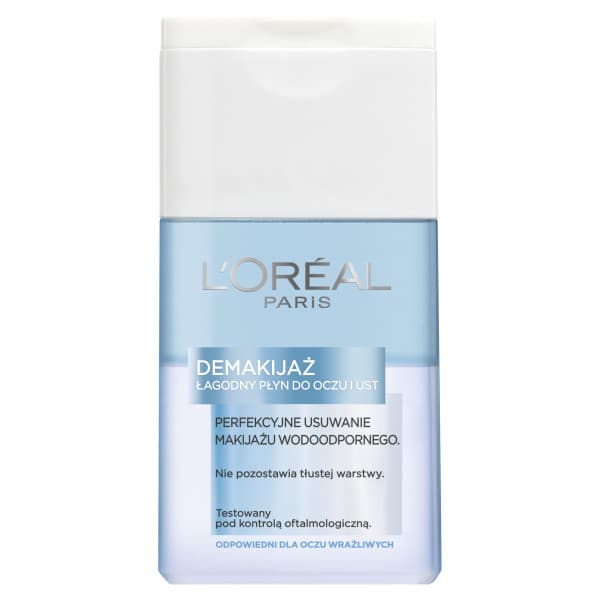 L'Oreal Paris Milde Øjen- og Læbe Makeup Fjerner, 125ml