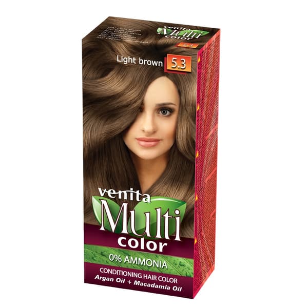 Venita MultiColor Pleje hårfarve 5.3 Lys Brun