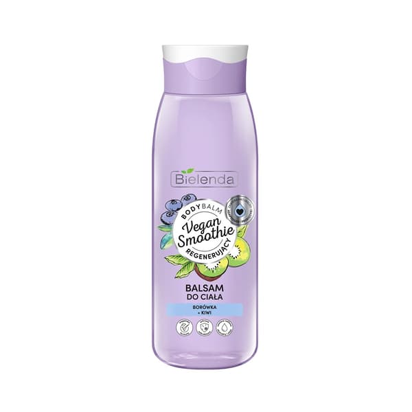 Bielenda Vegansk Smoothie Bodylotion Blåbær + Kiwi, 400ml.