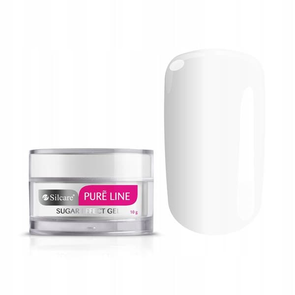 Silcare Pure Line Sokeri Vaikutus Geeli Koristeluvalkoinen, 10g
