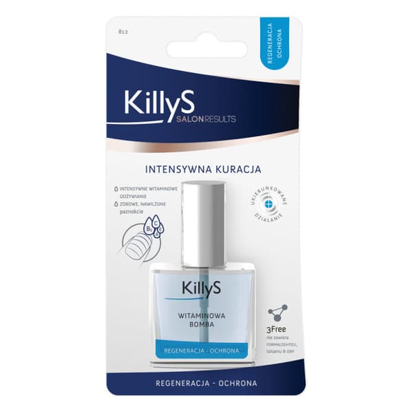Näringstät Nagelstärkande Kur - KillyS Intensivt Boostad Nagelvård, 10ml