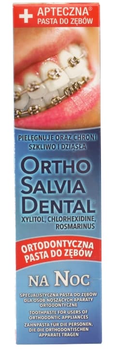 Ortho Salvia Dental, Natttandkräm, 75 ml