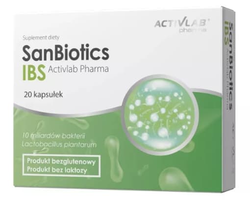 Activlab Pharma SanBiotics IBS, 20 kapsler