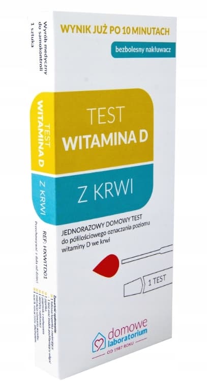 Hjemmeapotek Test Vitamin D, test til bestemmelse af D-vitamin niveauer
