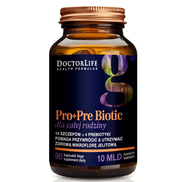 Doctor Life Pro+Pre Biotic - Koko perheen terveys, 90 kapselia