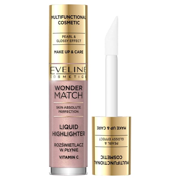 Eveline Cosmetics Wonder Match Flydende Ansigts Highlighter 01, 4.5ml