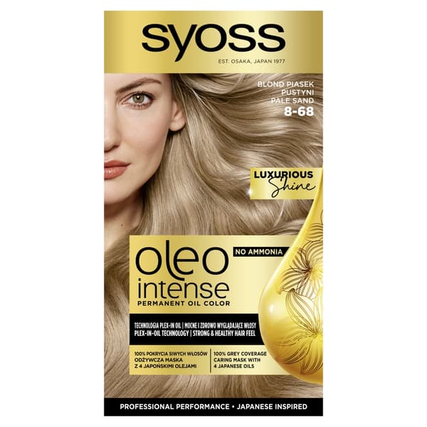 Syoss Permanent Hårfarve med Olie 8-68 Sandblond