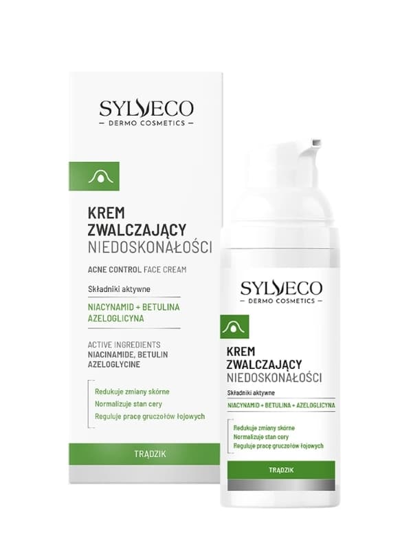 Sylveco Dermo Akne Behandlende Creme mod Urenheder, 50 ml