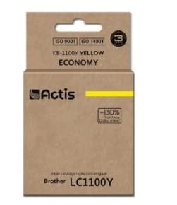 Brother KB-1100Y Gul Blækpatron (Erstatning for LC1100Y) - Høj Kvalitet, Gult Blæk til Printeren din