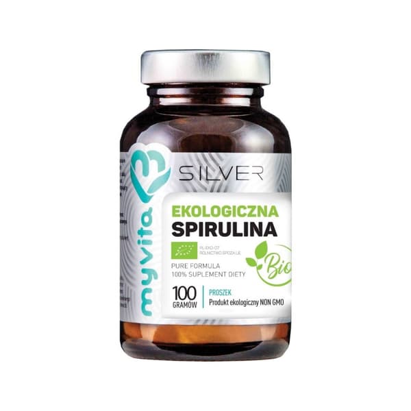 MyVita Hopeainen Spirulina BIO-jauhe 100 g