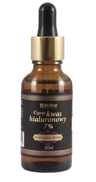 MyVita, Puhtaasti 7% kolmoismolekyylinen hyaluronihappo, 30 ml