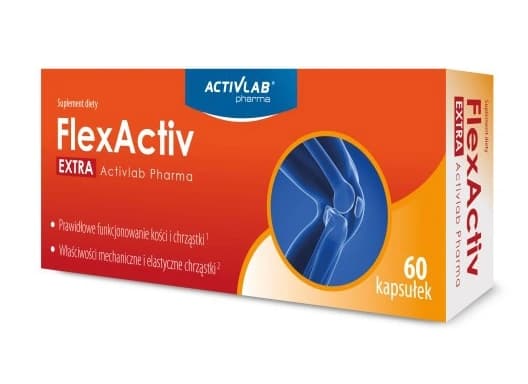 Flexactiv Ekstra - Kosttilskud fra Activlab Pharma, 60 kapsler.