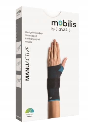 Mobilis Manu Active, Håndledsstøtte, Størrelse S, Venstre, 1 stk.