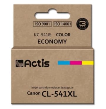 Actis Canon KC-541R Blækpatron (Erstatning for CL-541) - Høj Kvalitet