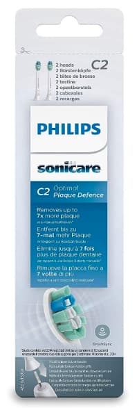 Philips Sonicare HX9022/10 Vaihtosetti – Tehokas Sähköhammasharjan Pään Puhdistus, 2 Kpl